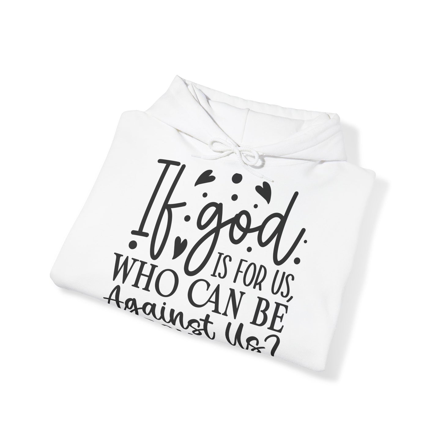 "Faith-Filled Comfort: Christian Quote Hood- Hoodie