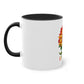 "Rainbow Flower" - Two Tone Mug