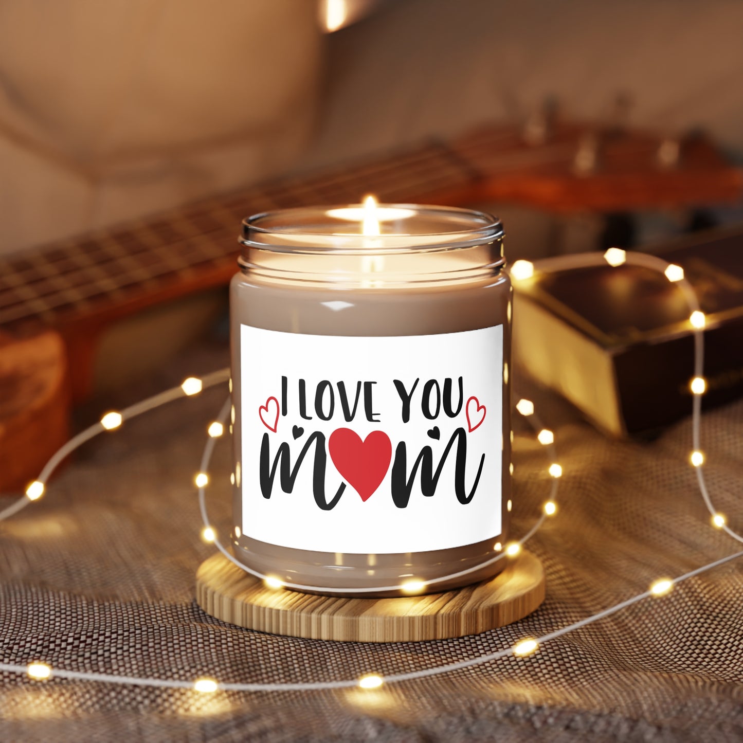 "Mom's Bliss: Lavender and Vanilla S- Scented Candle