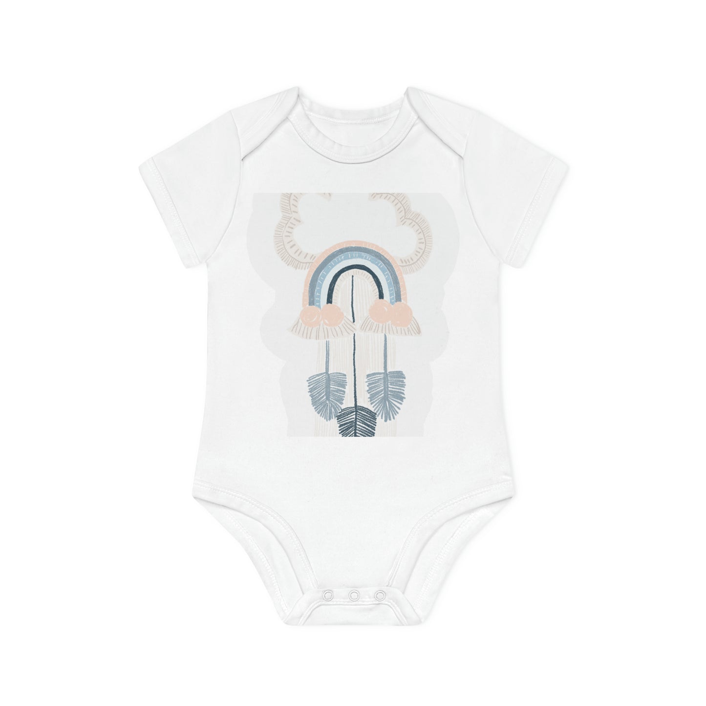 "Adorable Organic Short Sleeve Bodysuit for- Baby Organic Short Sleeve Bodysuit