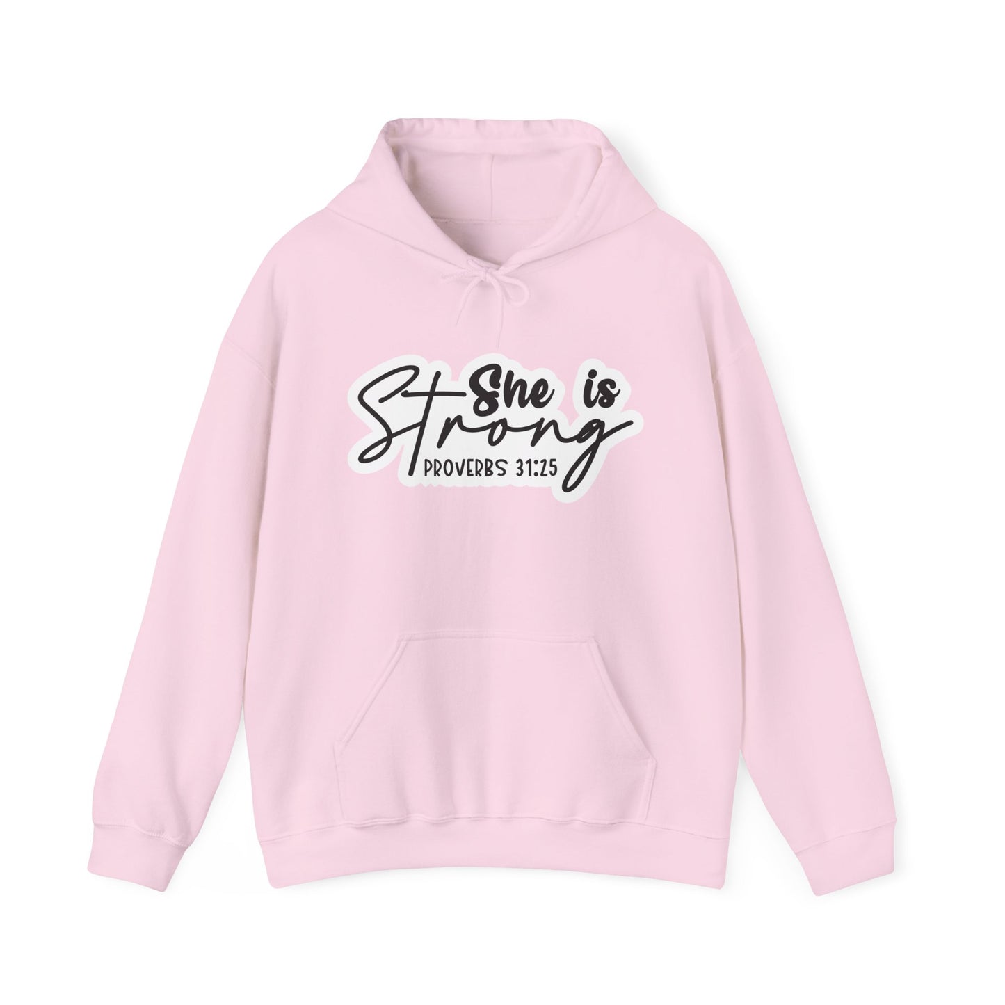 "She is Strong" - Christian Quote - Hoodie