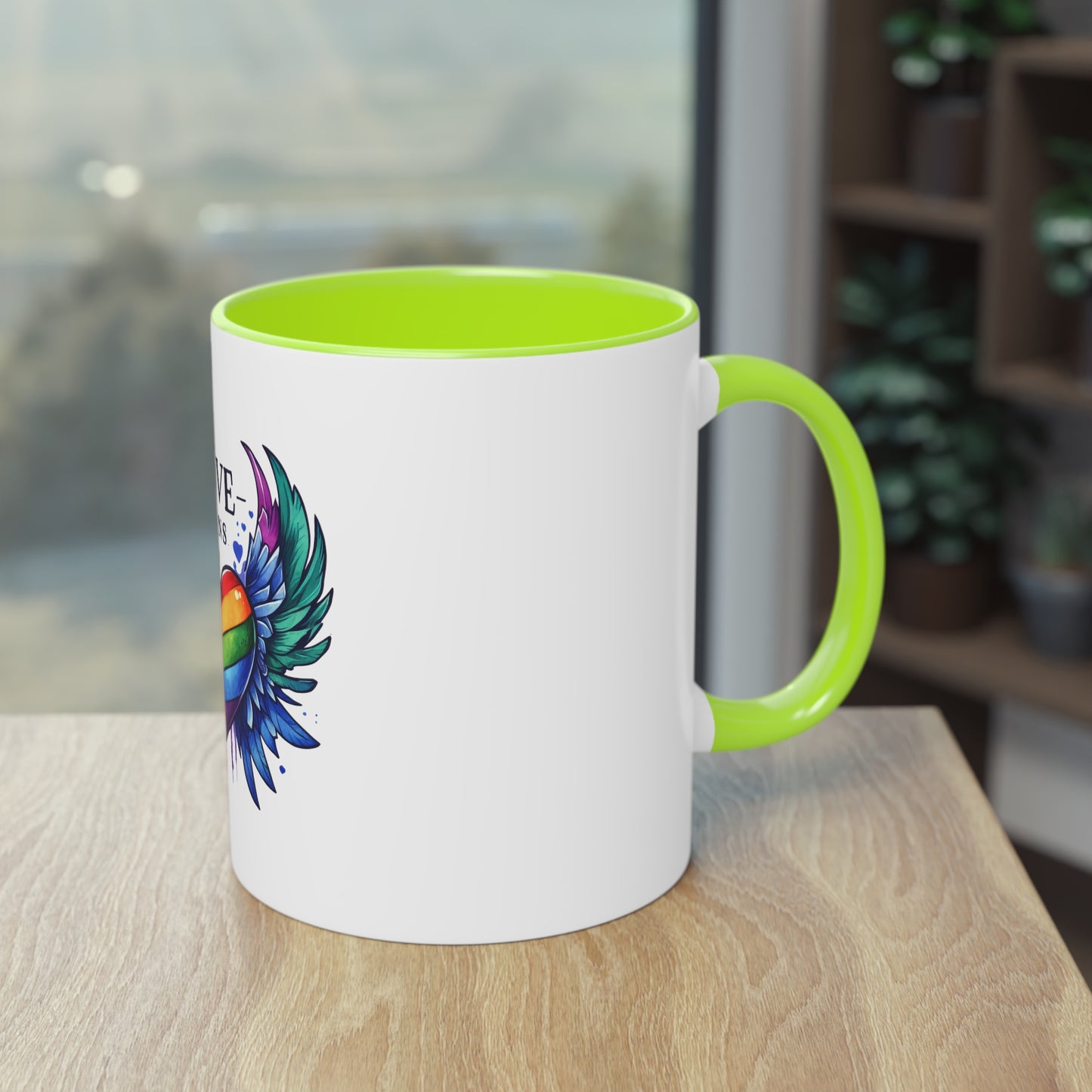 "Rainbow Love Wins" - Two Tone Mug