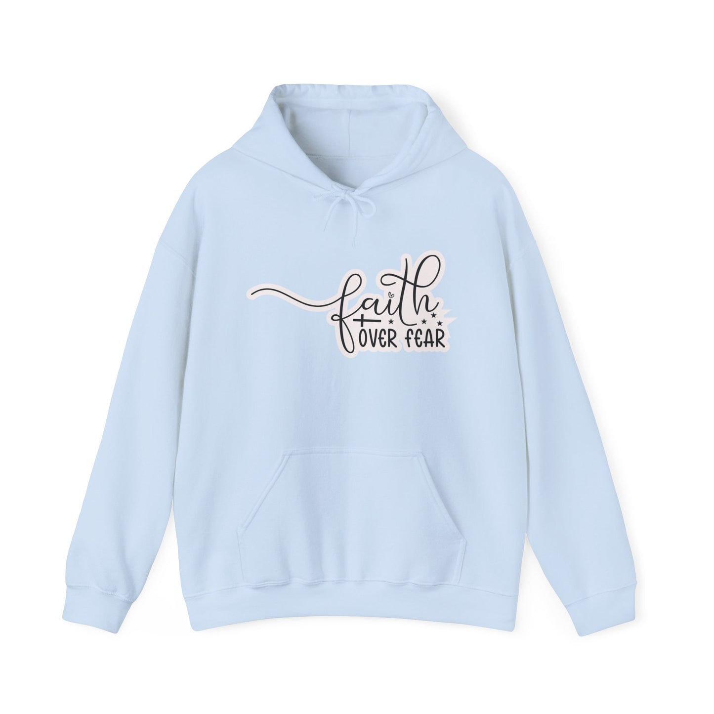 "Faith-filled Comfort: Christian Quote Hooded- Hoodie