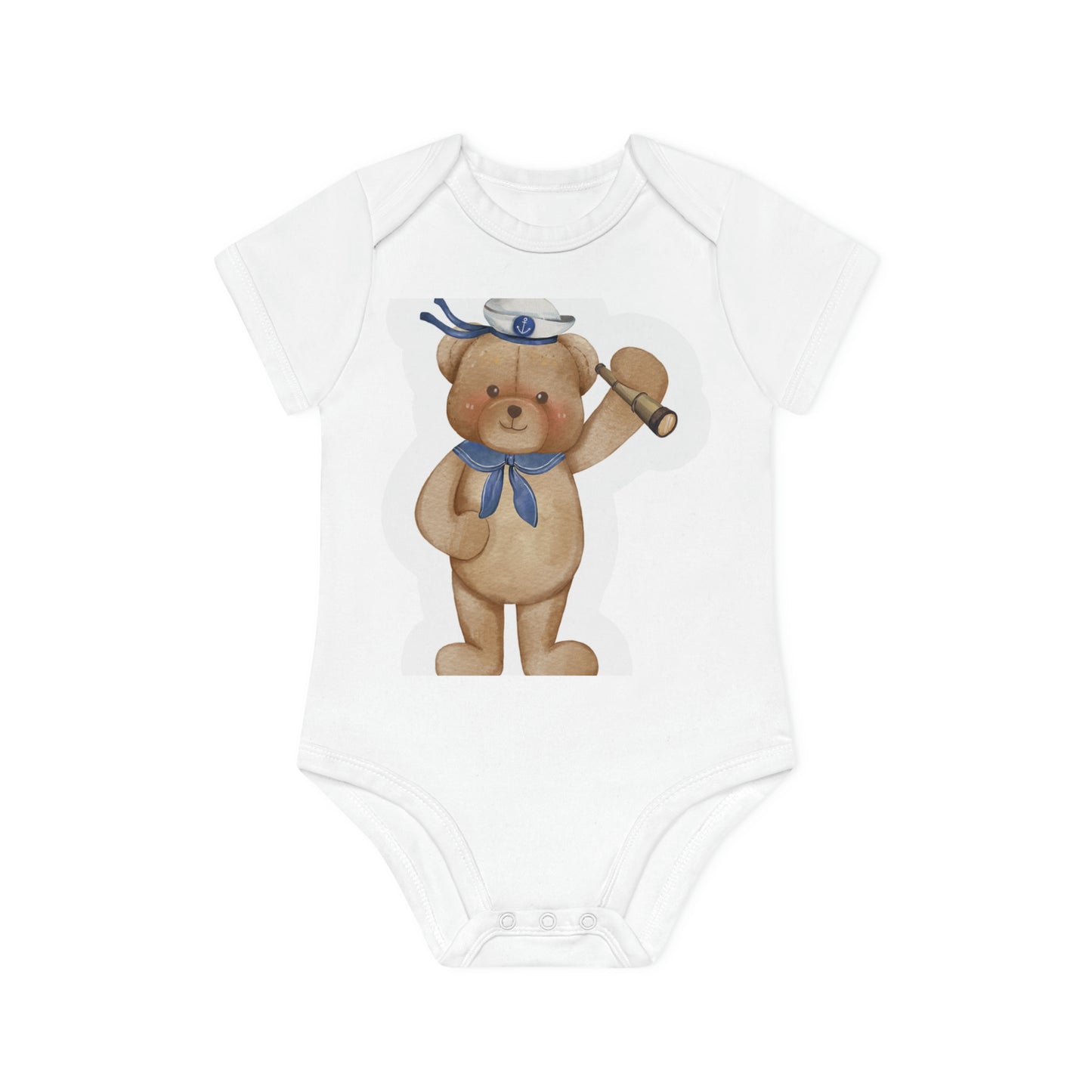 "Adorable Baby Organic Short Sleeve Bodysuit- Baby Organic Short Sleeve Bodysuit