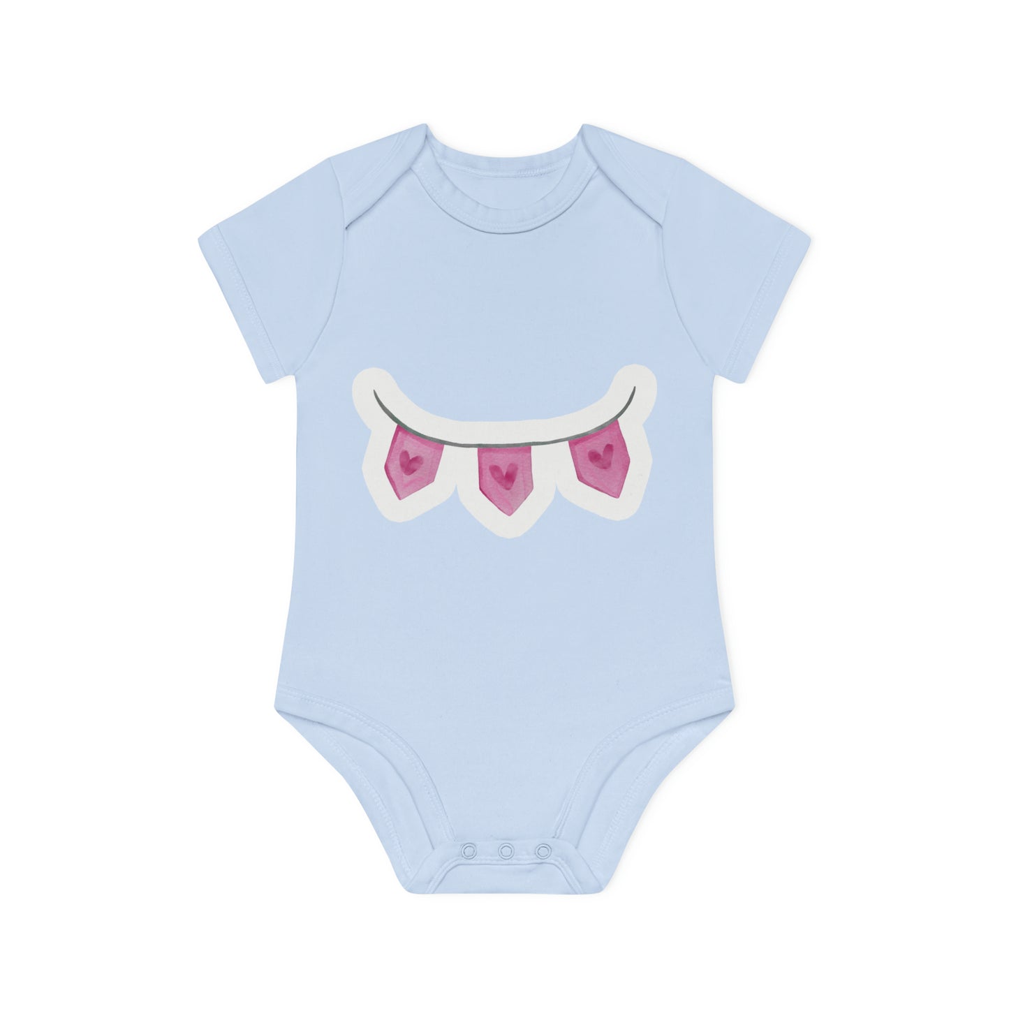 "Adorable Organic Short Sleeve Bodysuit for- Baby Organic Short Sleeve Bodysuit