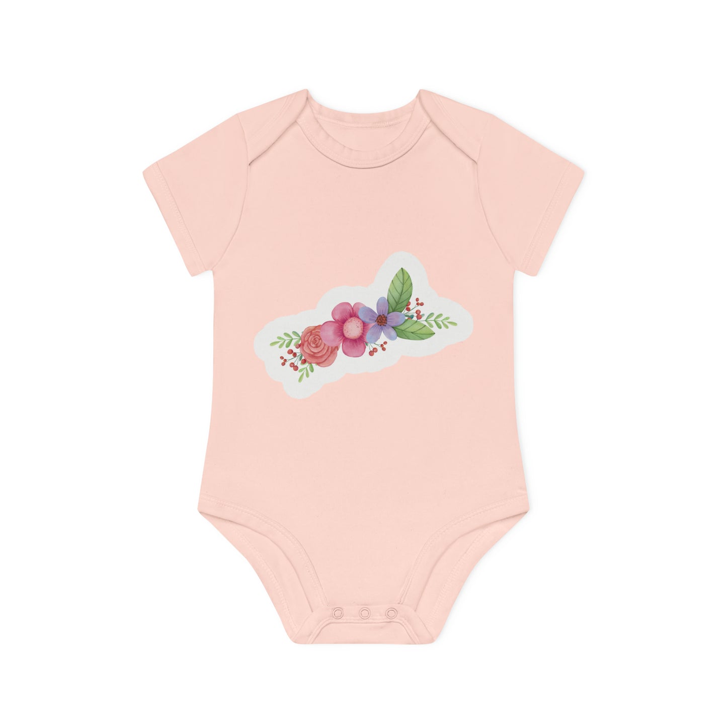 "Organic Cuties: Baby Short Sleeve Bod- Baby Organic Short Sleeve Bodysuit