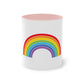 Proud and Colorful Ceramic Rainbow - LGBTQ- Two Tone Mug