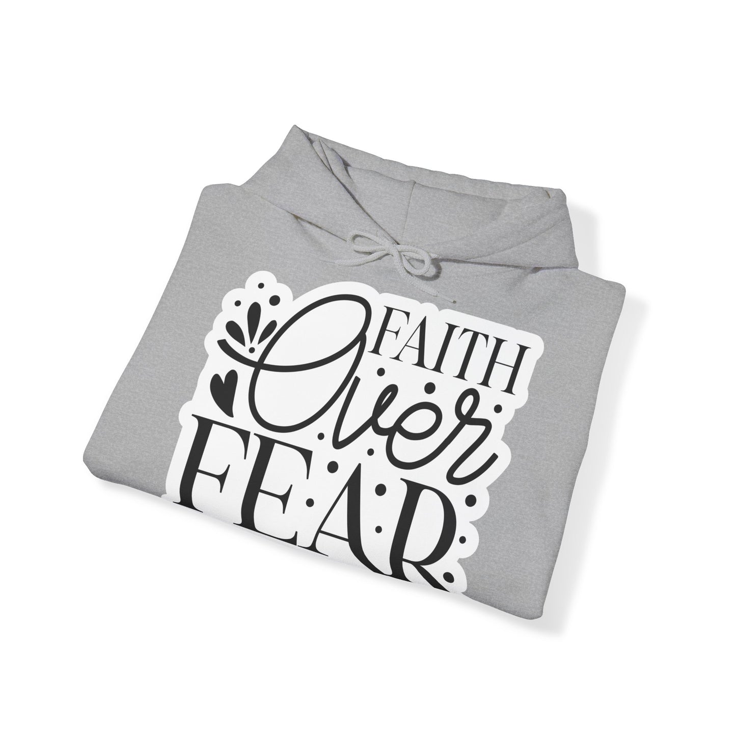 "Faith-Filled Comfort: Christian Quote Hood- Hoodie