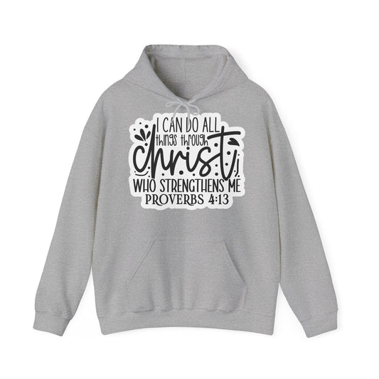 "Blessed and Cozy: Christian Quote Hood- Hoodie