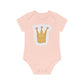 "Royalty Love" - Baby Organic Short Sleeve Bodysuit