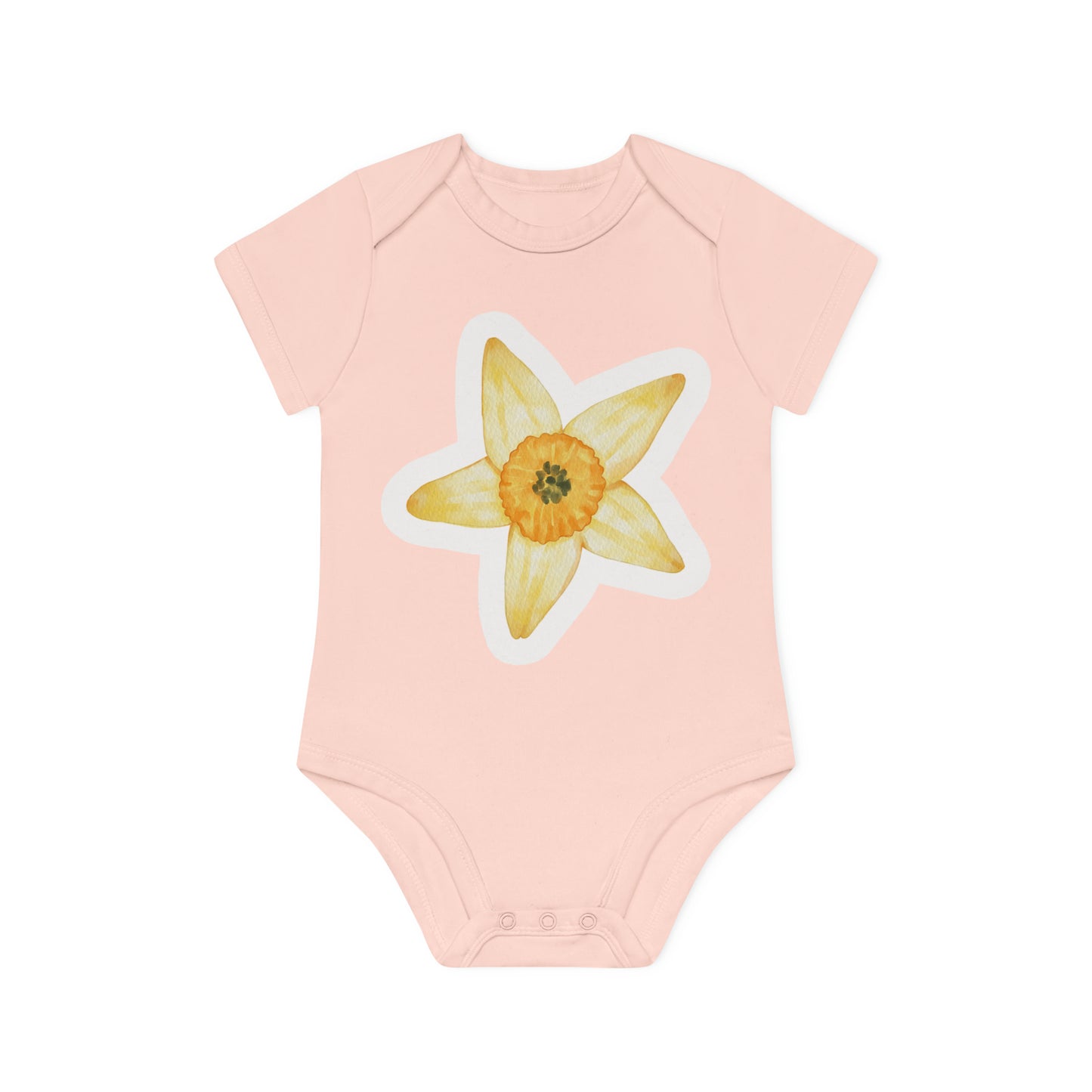 "Adorable Organic Baby Bodysuit - Co- Baby Organic Short Sleeve Bodysuit