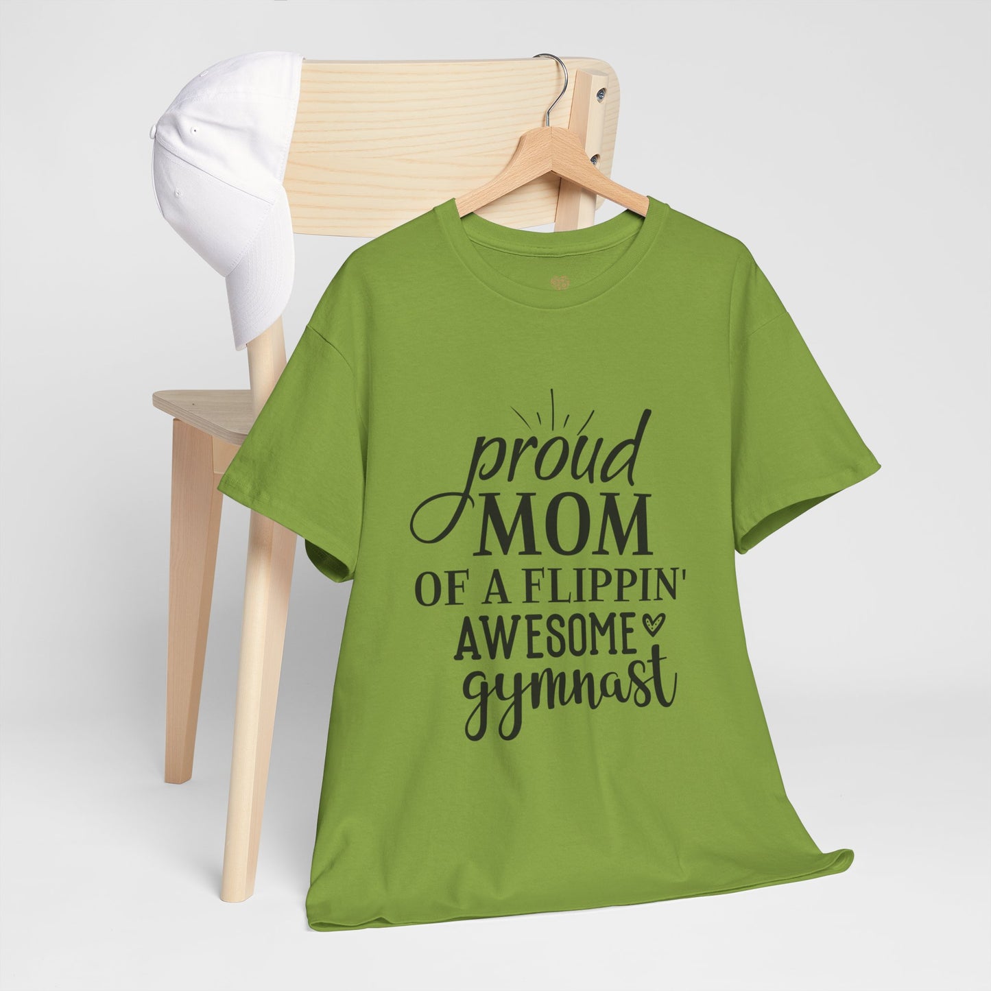 "Gymnast Mom" - Unisex Heavy Cotton Tee