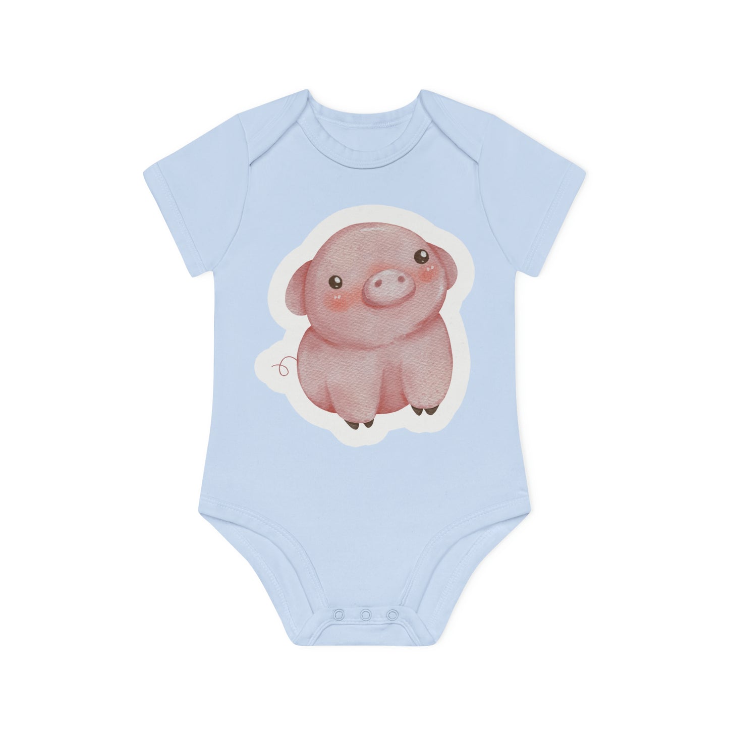 "Adorable Baby Organic Short Sleeve Bodysuit- Baby Organic Short Sleeve Bodysuit