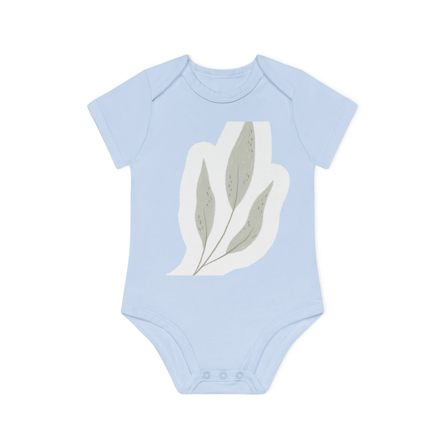 "Organic Adorable: Baby Short Sleeve Bod- Baby Organic Short Sleeve Bodysuit