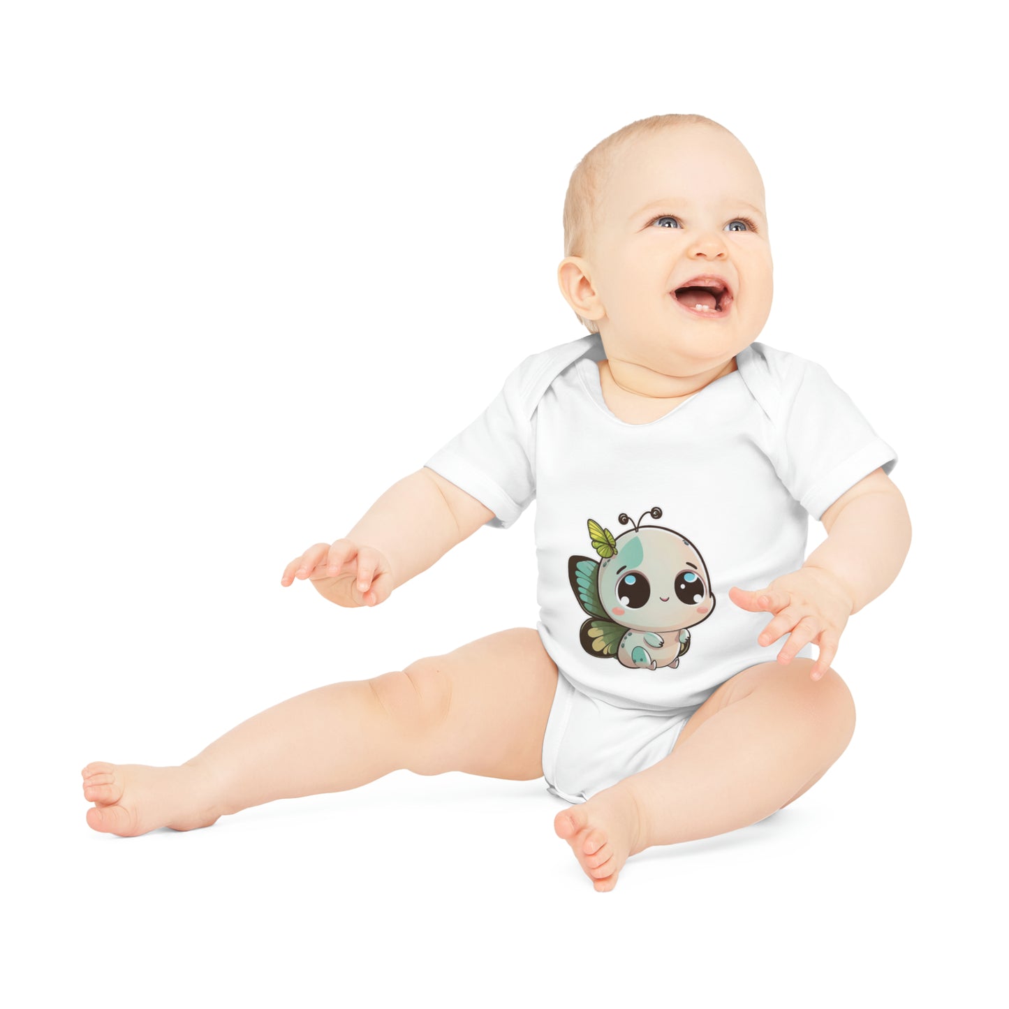 "Adorable Baby Organic Short Sleeve Bodysuit- Baby Organic Short Sleeve Bodysuit