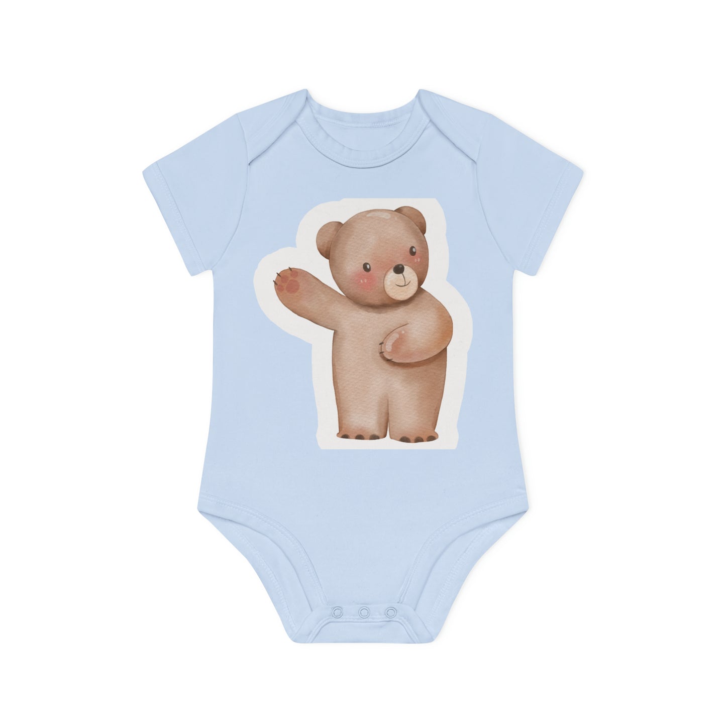 "Adorable Baby Organic Short Sleeve Bodysuit- Baby Organic Short Sleeve Bodysuit