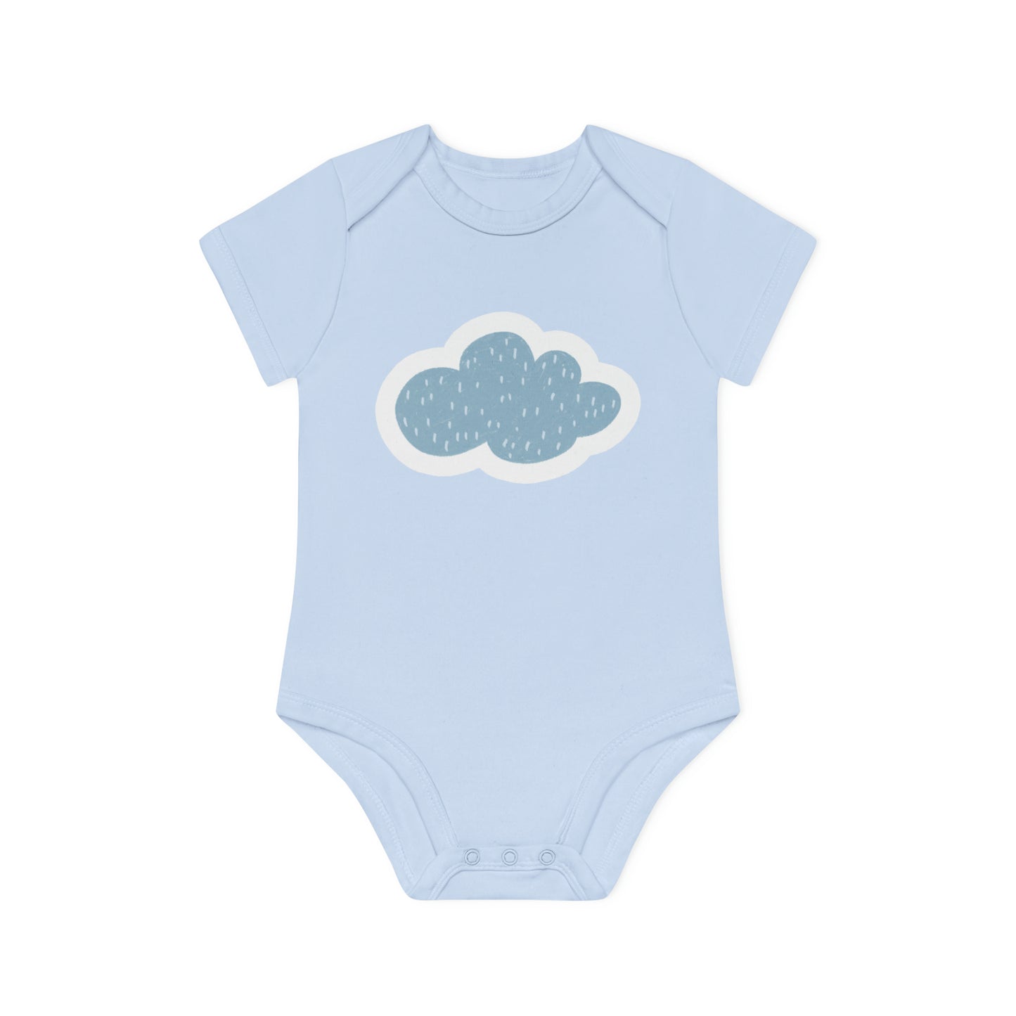 "Adorable Cloud"- Baby Organic Short Sleeve Bodysuit