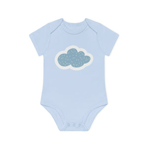 "Adorable Cloud"- Baby Organic Short Sleeve Bodysuit