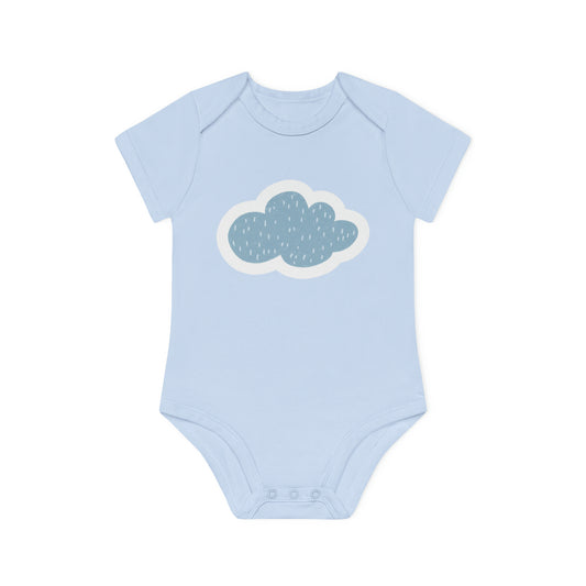 "Adorable Cloud"- Baby Organic Short Sleeve Bodysuit